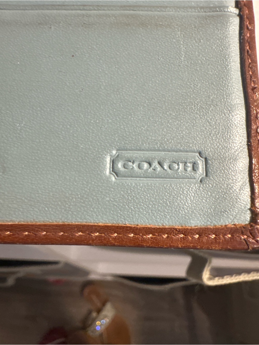Coach Leatherware Est. 1941 Brown Leather Wallet Checkbook Organizer - Picture 5 of 8